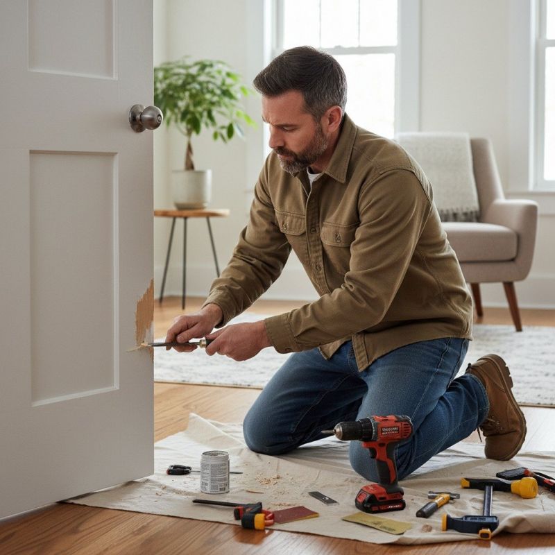 Interior Door Repair detail